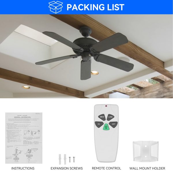 80R Ceiling Fan Remote for 53T