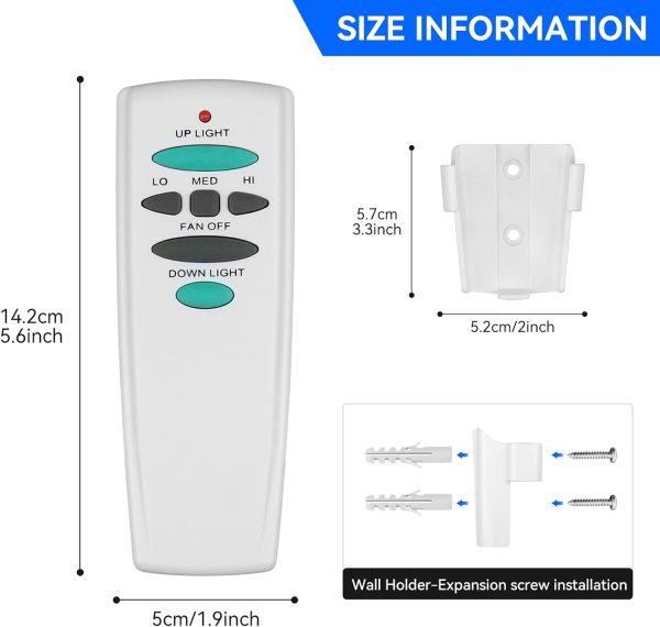 80R Ceiling Fan Remote for HD6