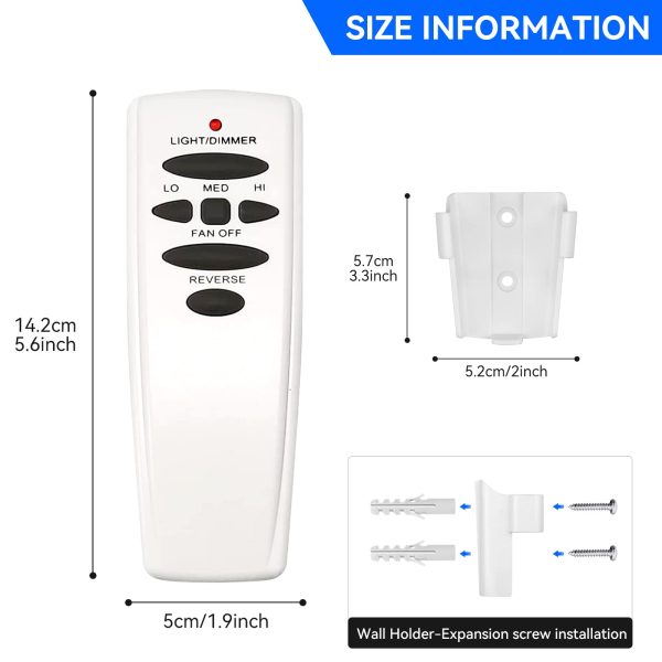 80R Ceiling Fan Remote for HD6R